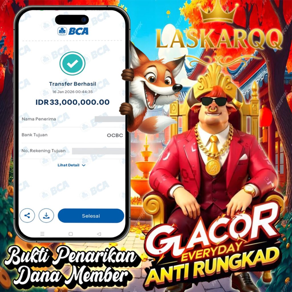 BUKTI KEMENANGAN LASKARQQ 16JANUARI